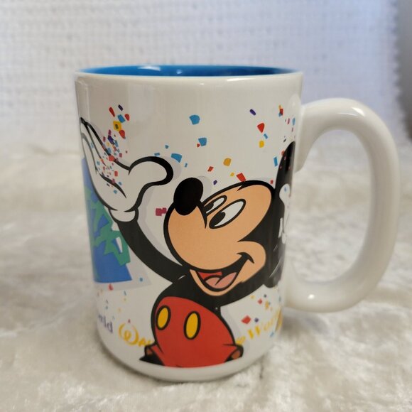 Walt Disney World Mickey Mouse Coffee Tea Mug Cup Made in Thailand RARE EUC - Picture 1 of 7